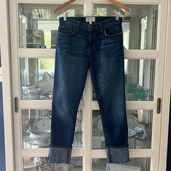 Current/Elliot The Cuffed Skinny Envy Jeans Size 28 - Picture 3 of 12